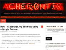 Tablet Screenshot of acherontiq.com